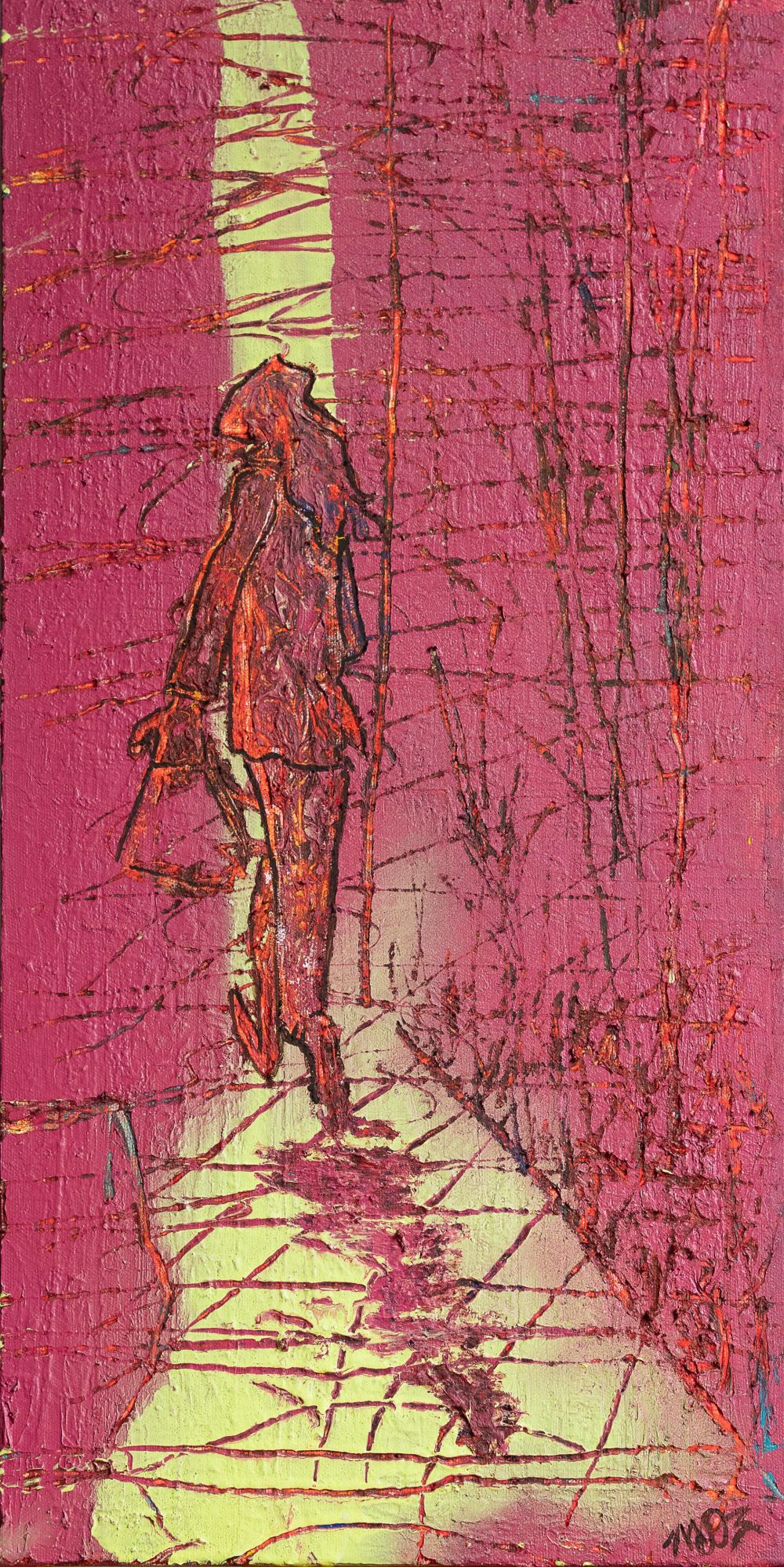 'Night Walker' painting by Naïs